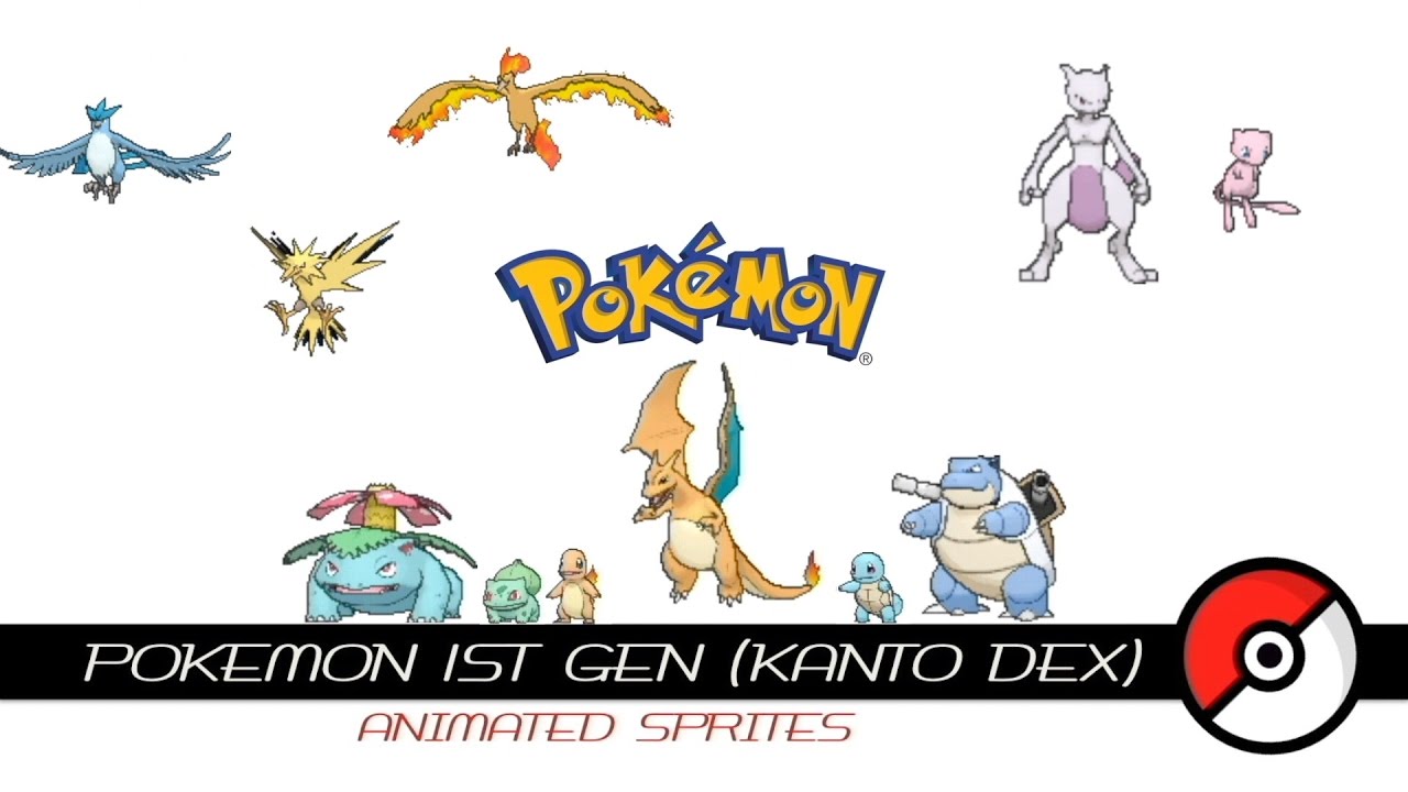 Pokemon 1st Gen (Animated Sprites)