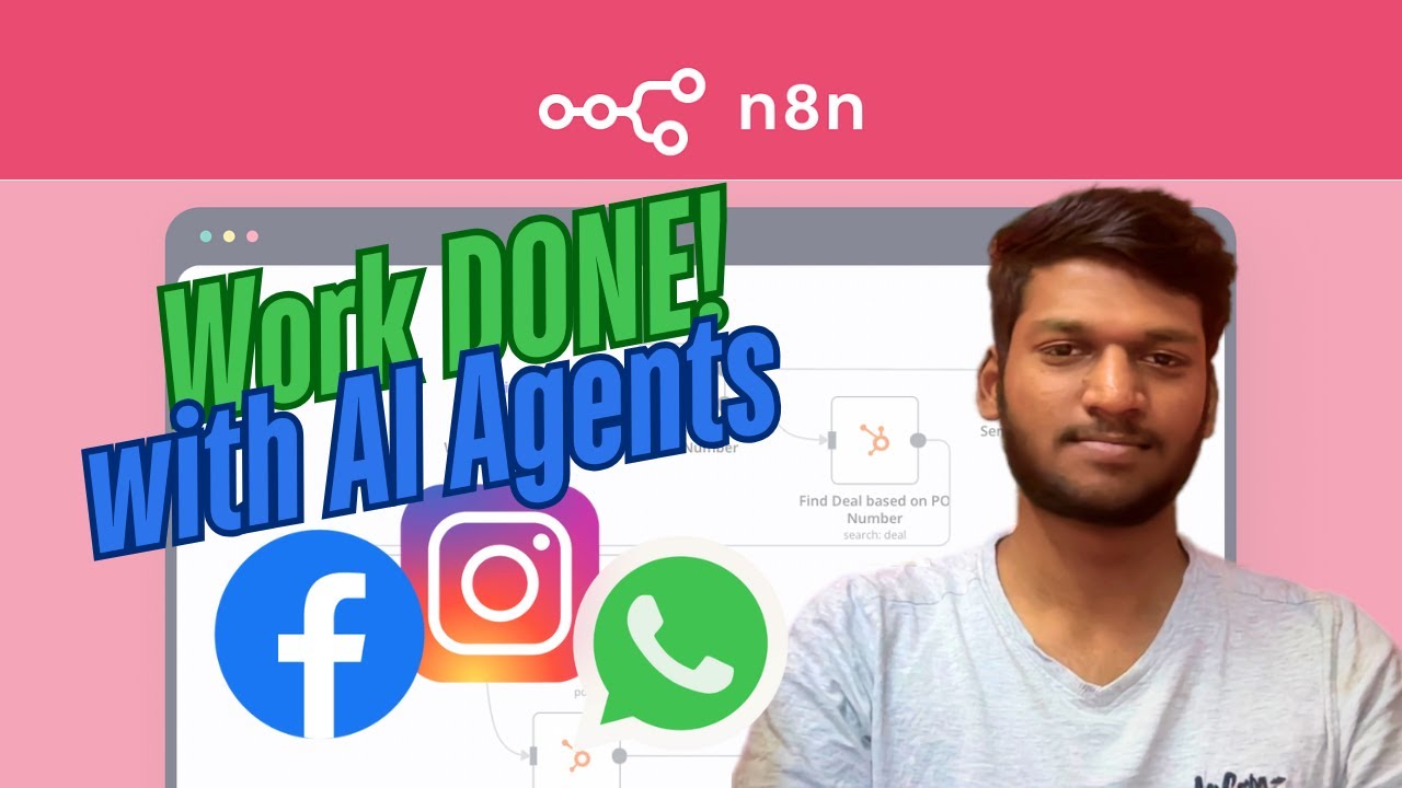 Automate your work of Intagram, Linkedin, Whatsapp, Telegram with n8n
