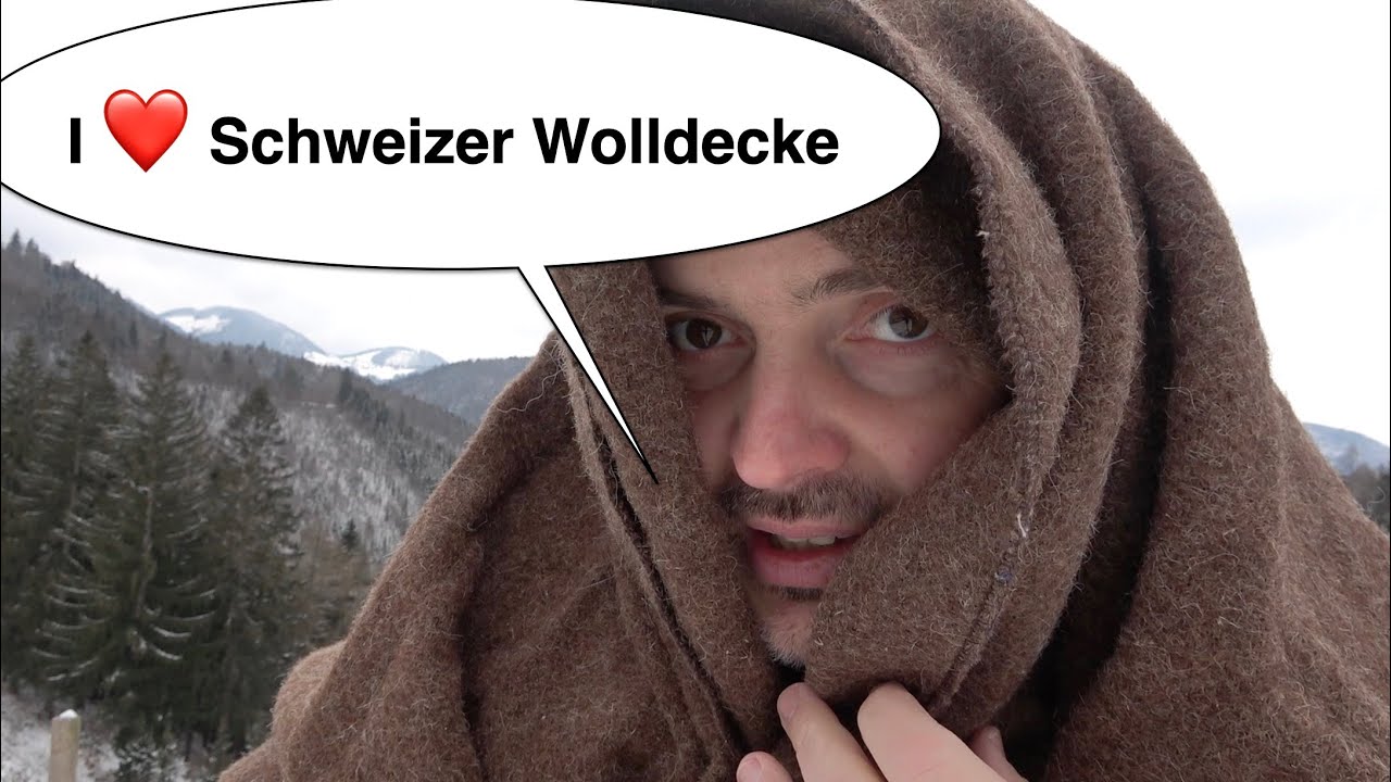 Ich liebe eine Schweizer Wolldecke :-) | Bushcraft Ausrüstung