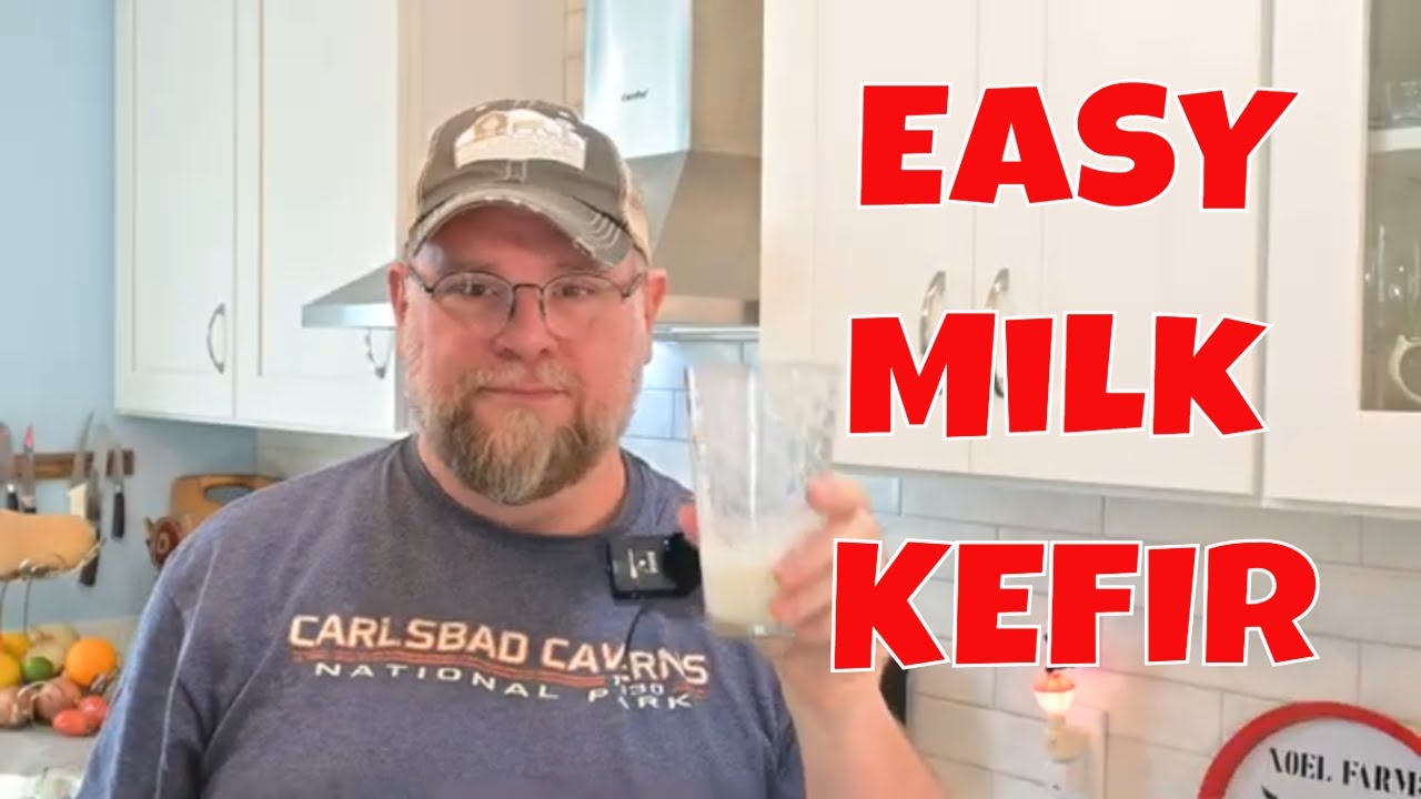 Making Homemade Milk Kefir In Just A Few Easy Steps! #homesteading
