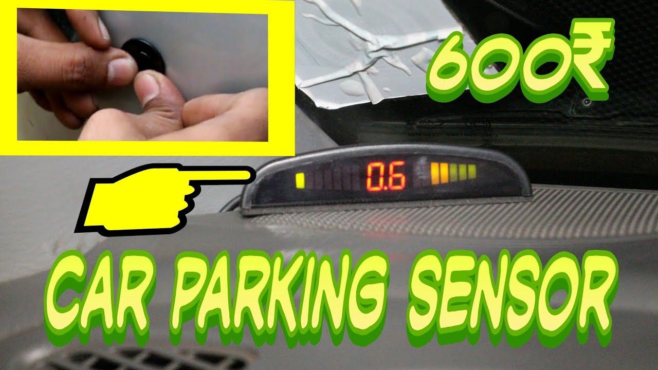 Car reverse parking sensor installation