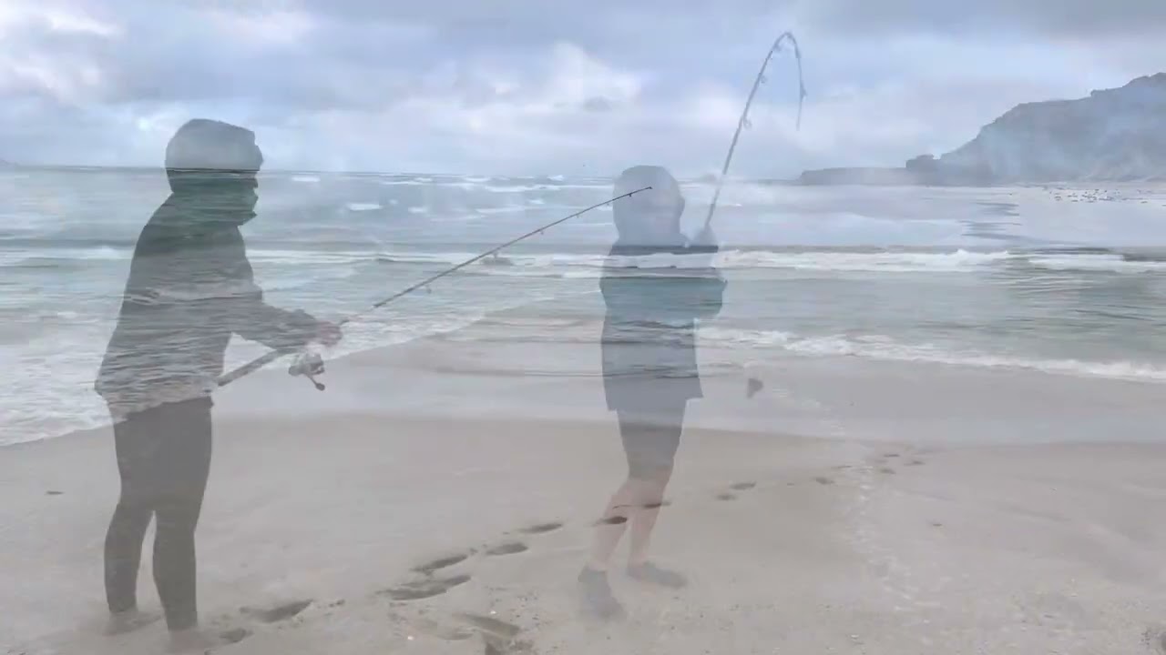 Beach fishing - Coffin Bay National Park, South Australia