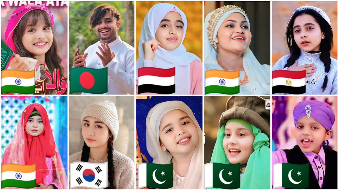 Noor Wala Aya Hai ♥️ || Remix Song || Aayat Arif, Sami Yusuf, Yumna Ajin, huda Sisters || Naat #noor