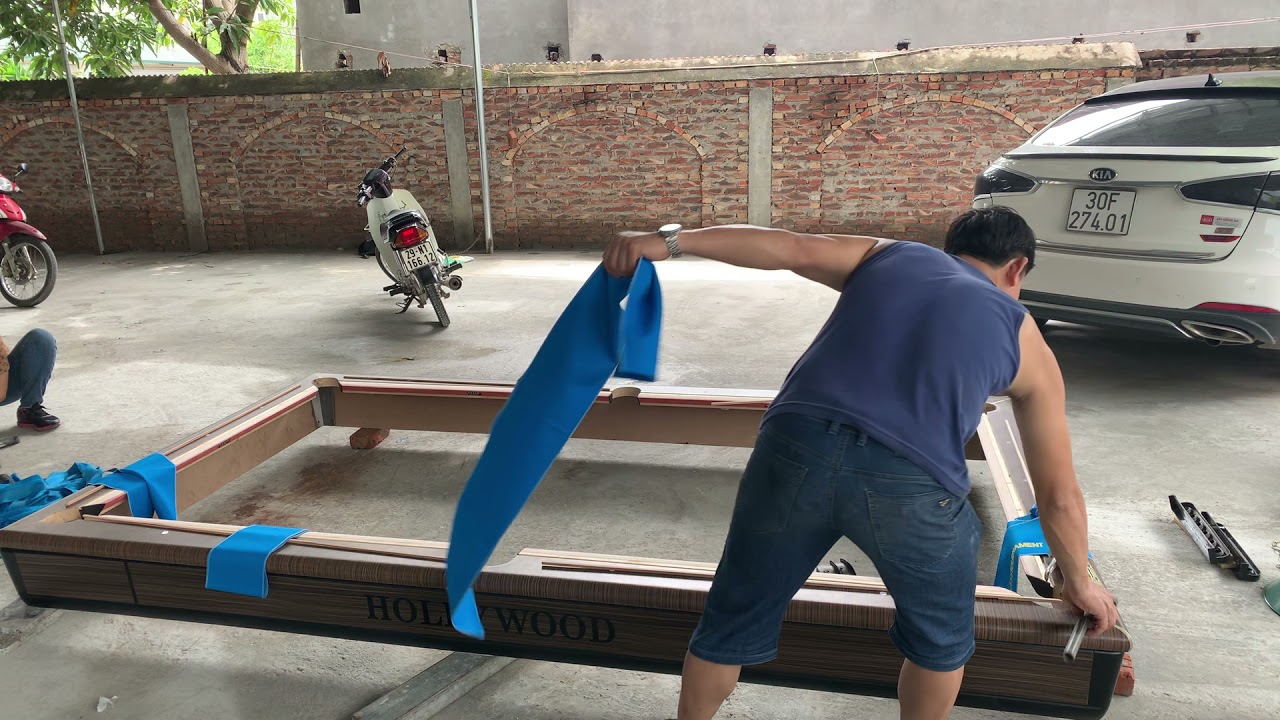 Lắp bàn bi a Thay nỷ băng bàn bi a mọi người lên xem hết clip nhe