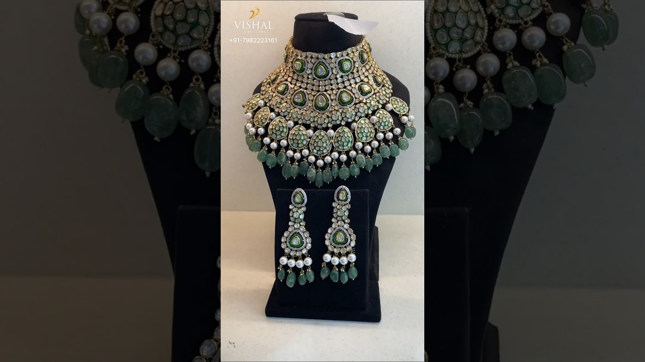 Heavy Polki Set #viral #shorts #wedding #gold #fashion #diamond #jewellery #shortsfeed #engagement
