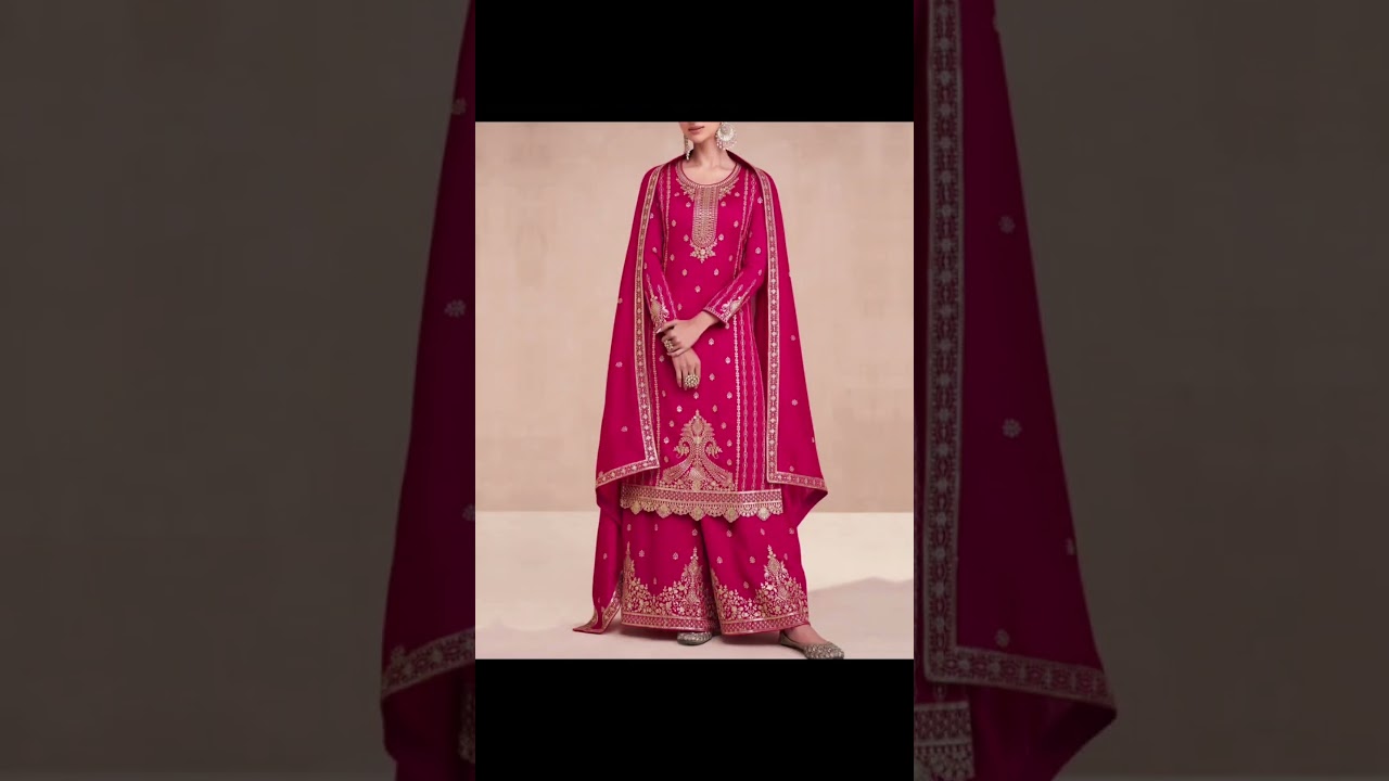 Latest & Comfortable Party Wear Plazo Suit Designs #shorts #rekhafashionupdates