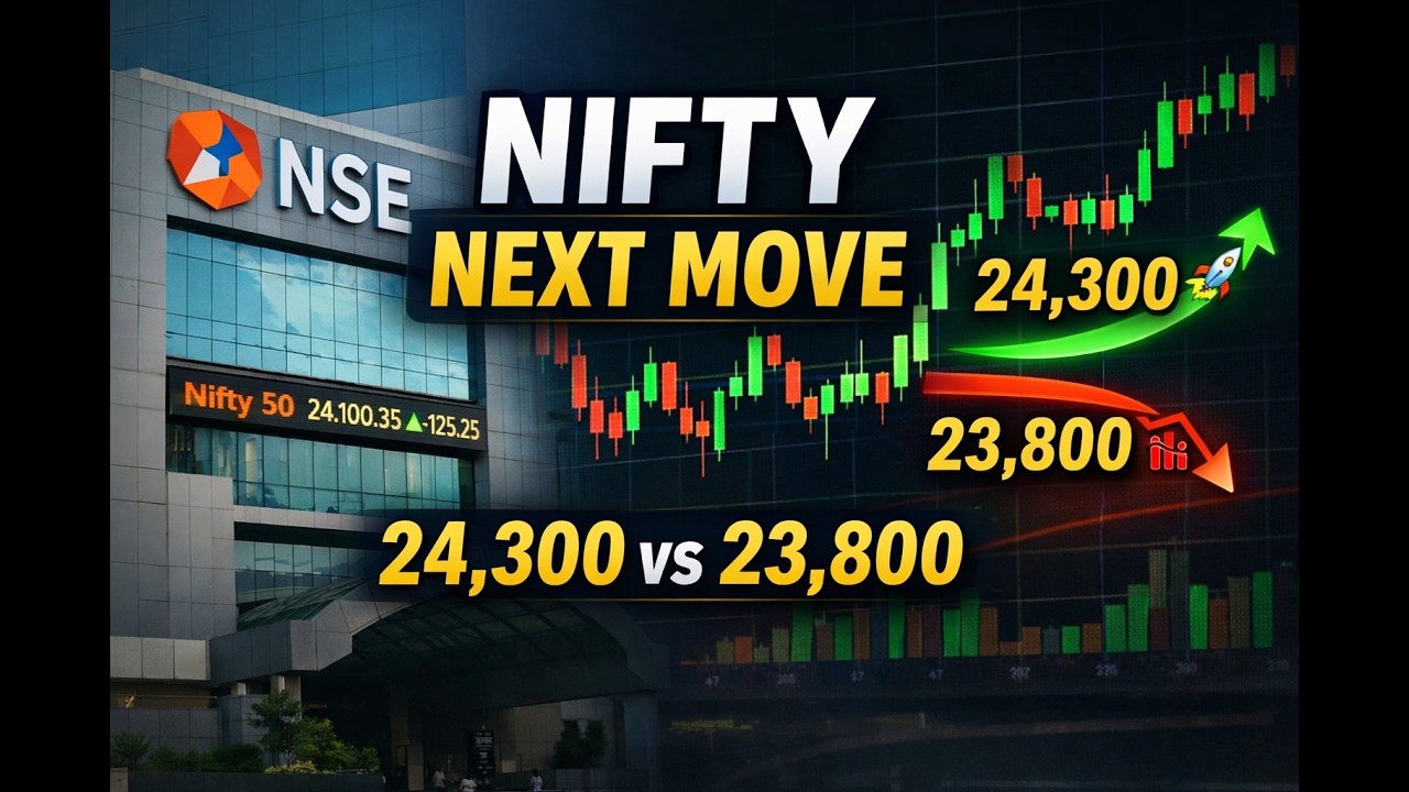 Nifty Next Move | 24,300 vs 23,800