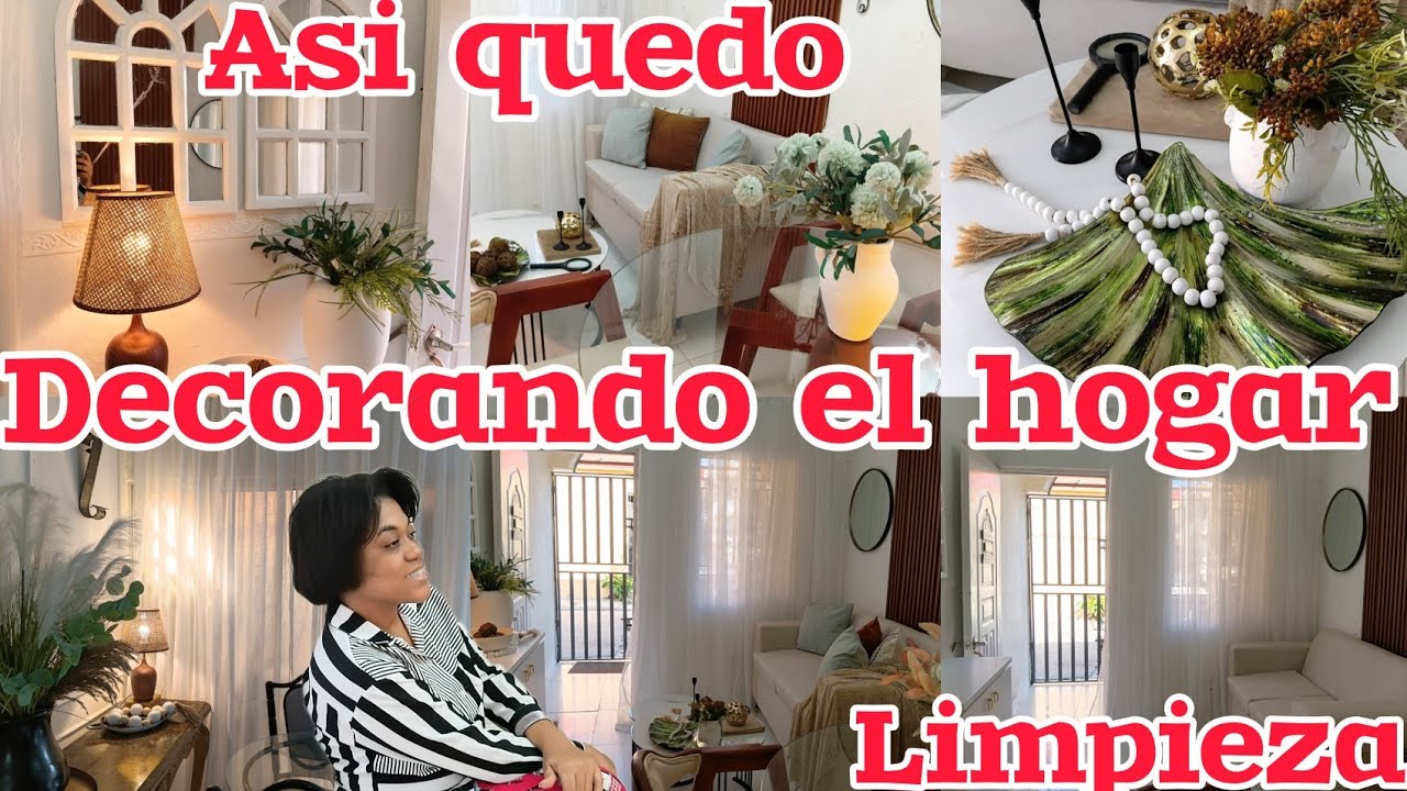 Decorando todo el hogar limpiando moví el espejo Así quedó la entrada cálida y acogedora