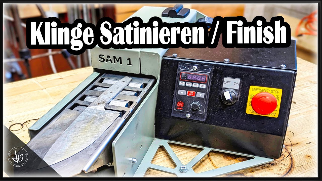 SAM 1  Satiniermaschine - Messerklinge Satinieren maschinelles Handfinish ohne Kraftaufwand