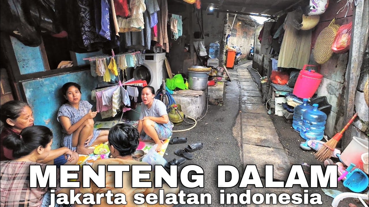 KEHIDUPAN DI PERMUKIMAN PADAT PEDUDUK MENTENG DALAM JAKARTA SELATAN | real life in jakarta