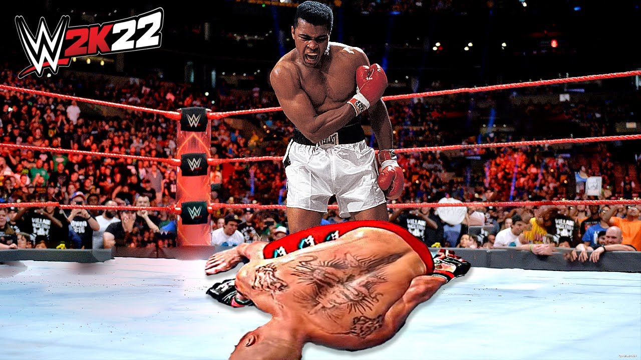 Brock Lesnar vs. Muhammad Ali (WWE 2K22)