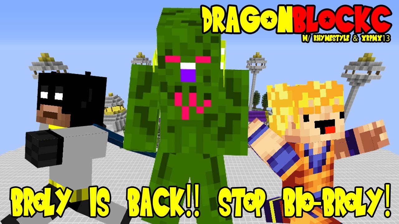 Dragon Block C w/ xRpMx13 - Bio Broly?! Legendary Super Saiyan Returns (DBZ Minecraft)
