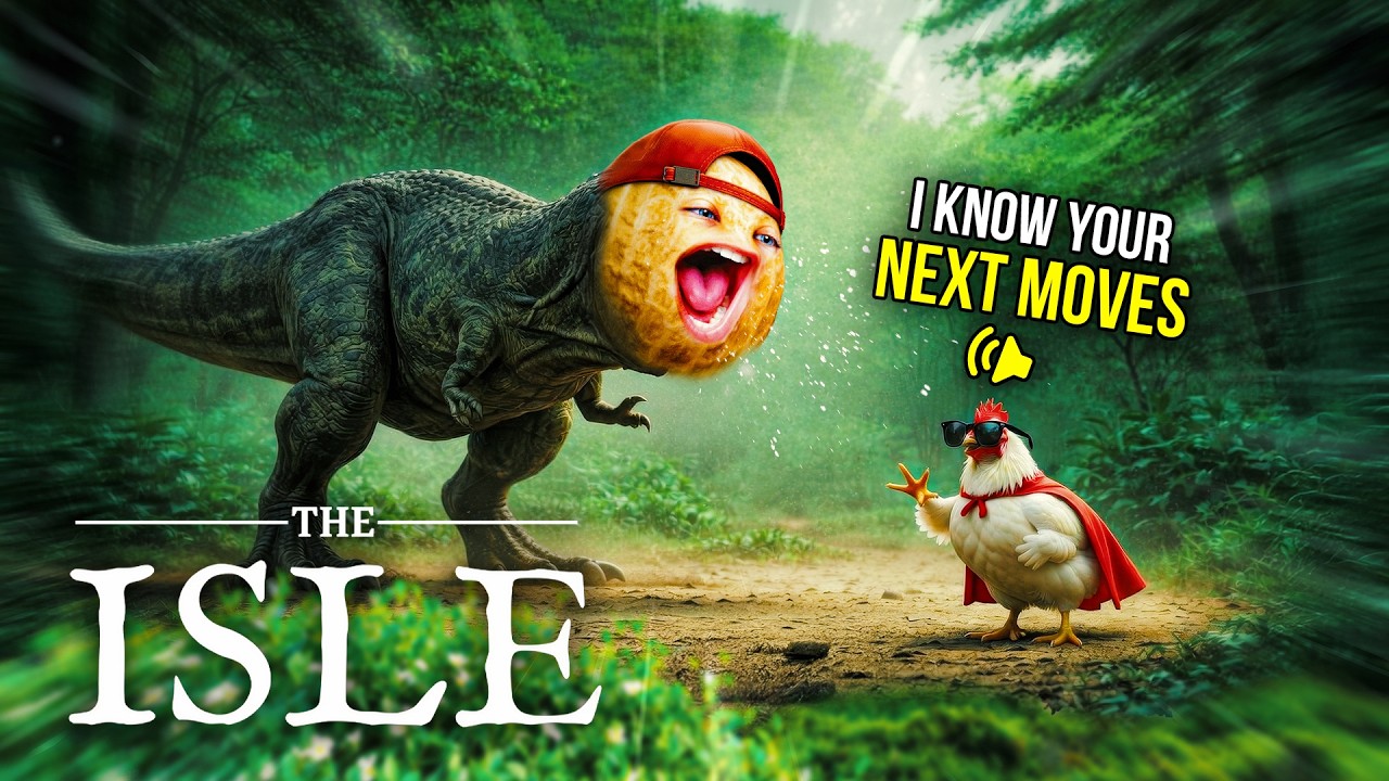 TheBurntPeanut’s Allosaurus Family vs Mr. Chicken (The Isle)