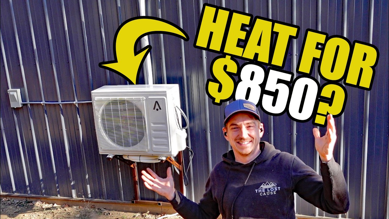 Adding Cheap Heat to Our New Shop - Mini Split Install