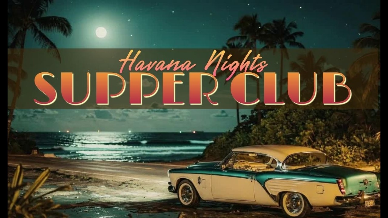 Breezy Jazz Supper Club🍸 1 Hour Latin Noir Flows 🎶 Lounge Background Music Rest Relax Unwind