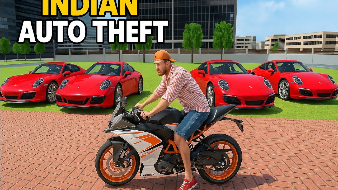 🎮Franklin order by most expensive 3️⃣ Porsche in Indian 🇮🇳 auto theif auto simulator