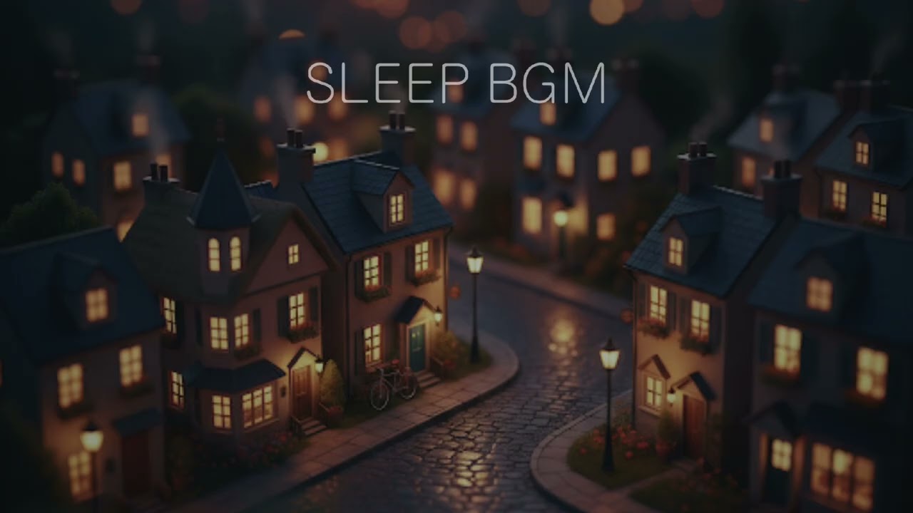 【睡眠用BGM】静かな夜の街｜深い眠りに導くアンビエント・作業用・リラックス