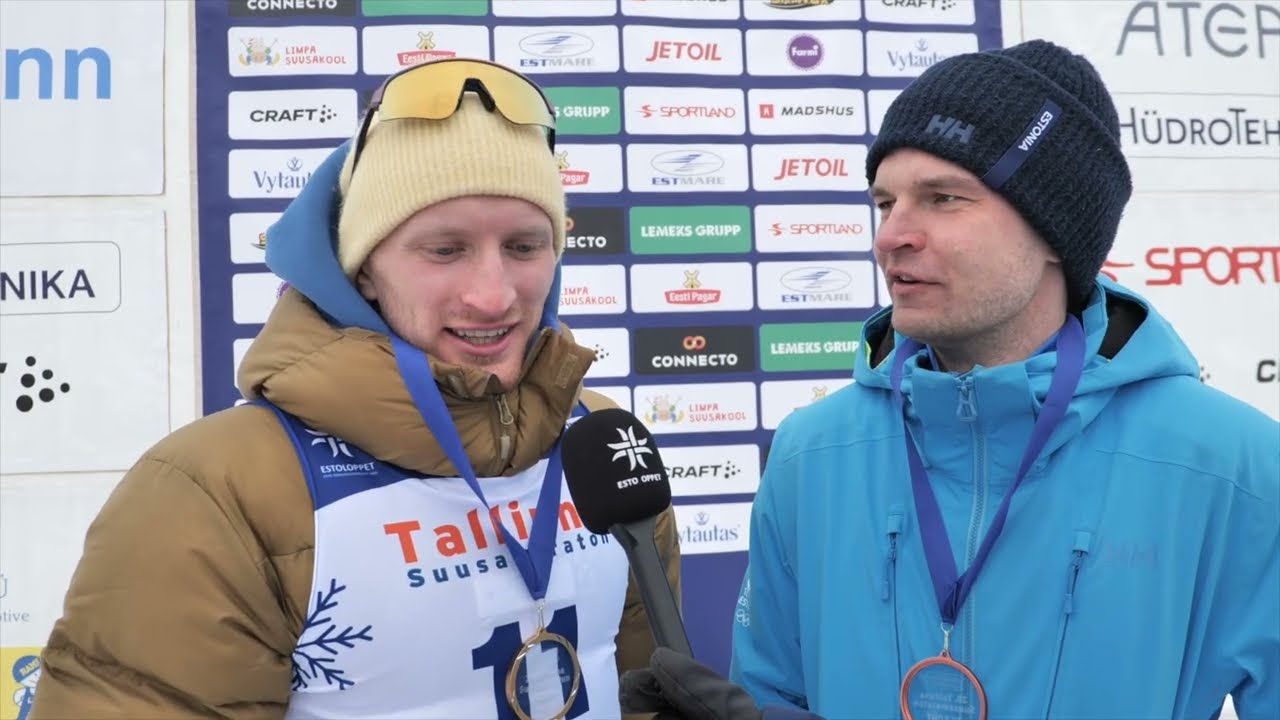 Rene Zahkna ja Kristo Siimer 28. Tallinna Suusamaratoni finishis