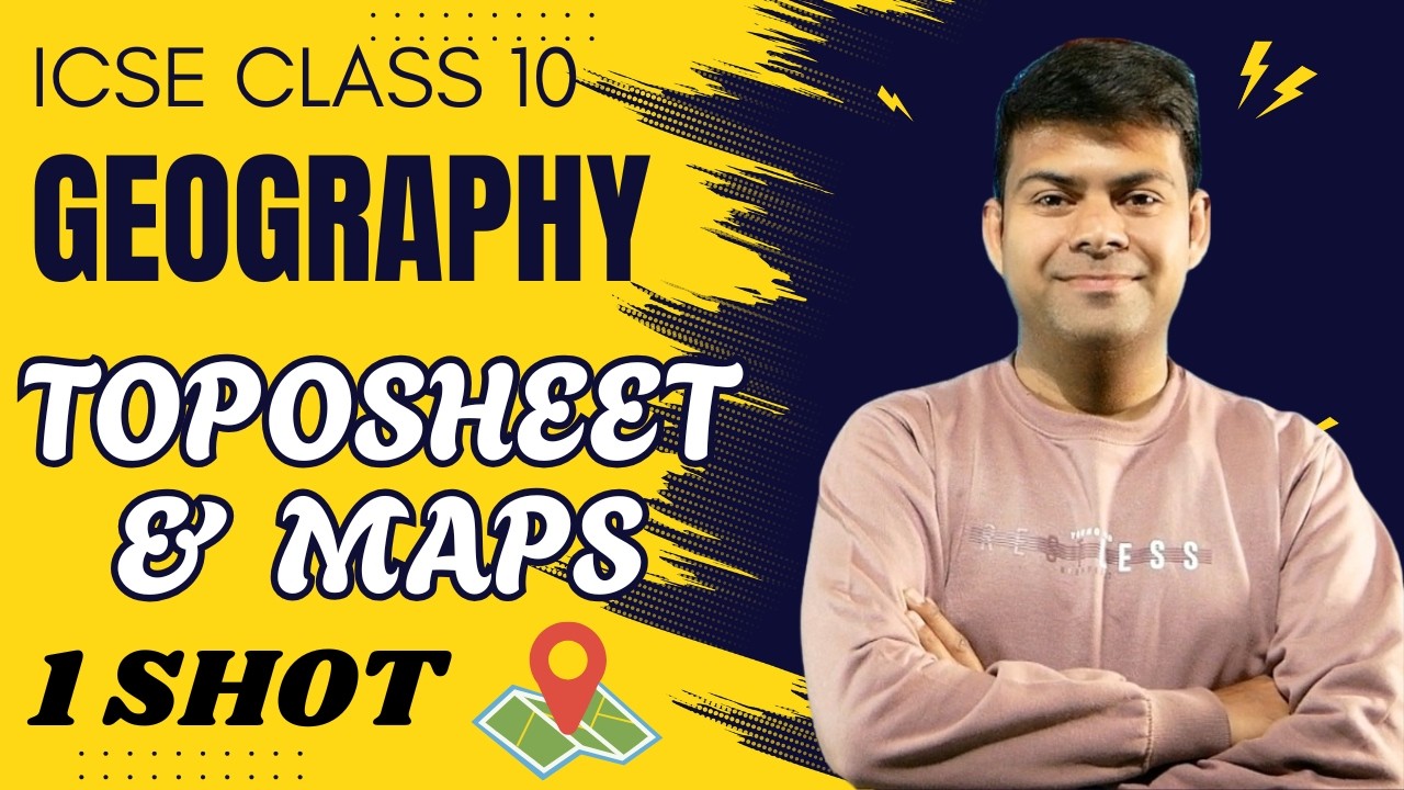 ICSE Geography Toposheet + Maps 1 Shot 🔥 | Class 10 Board Exam 2026 | Complete Revision LIVE
