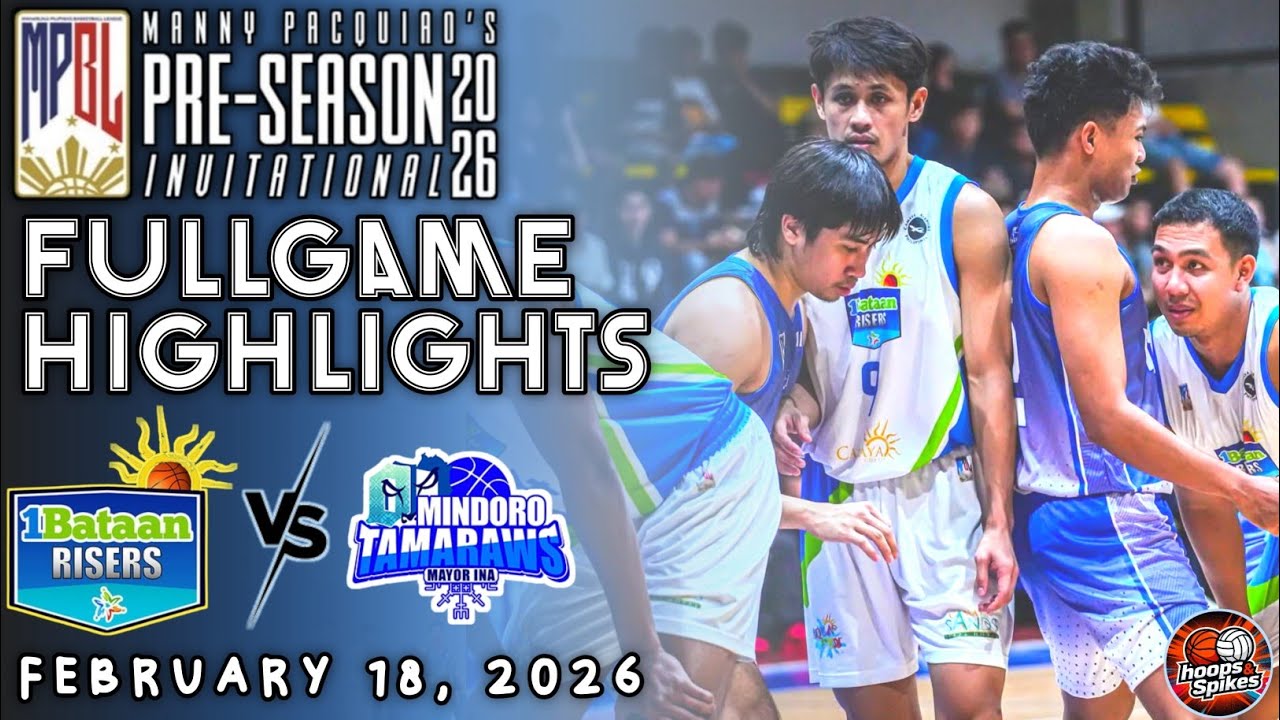 MPBL 2026 PRE-SEASON FULL HIGHLIGHTS - BATAAN VS MINDORO [FEBRUARY 18, 2026]