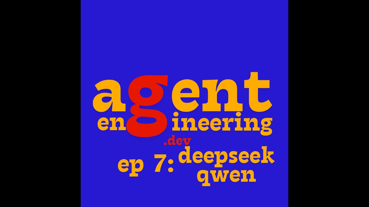 Ep 7 - deepseek, qwen: Agent Framework development from scratch in Go