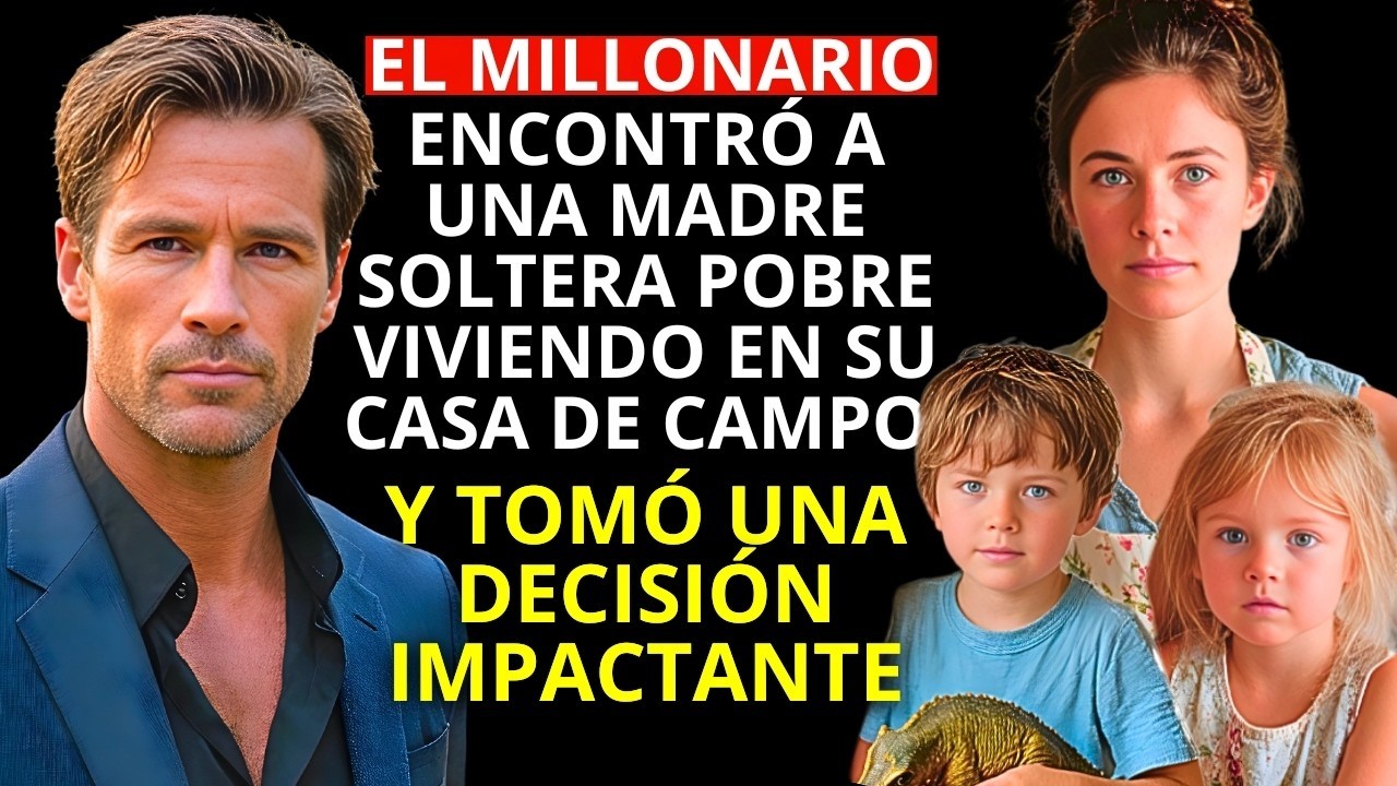 MILLONARIO ENCONTRÓ A UNA MADRE SOLTERA POBRE VIVIENDO EN SU CASA DE CAMPO — Y TOMÓ UNA DECISIÓN