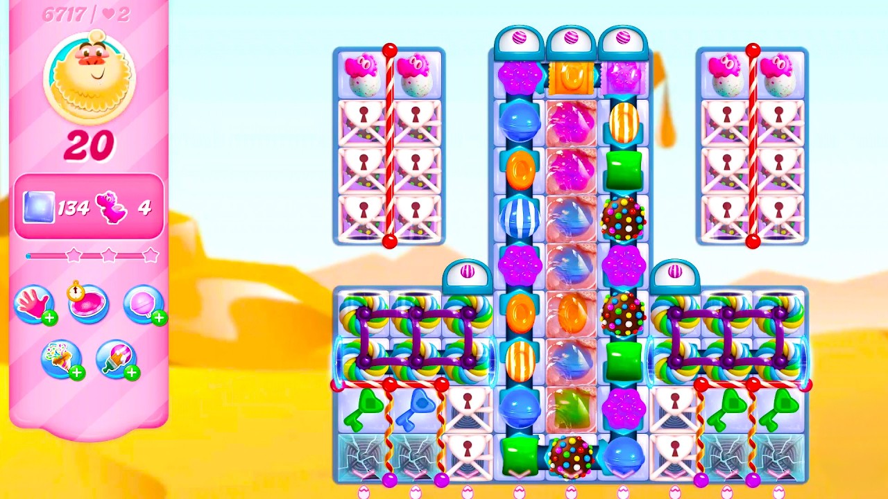 Видео игрового процесса Candy Crush Saga на Android #227, уровни 6712–6718