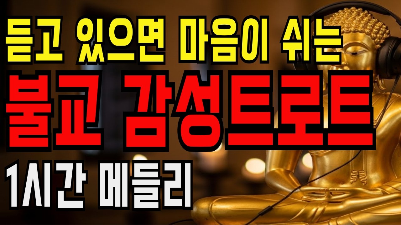 💚 불교 감성트로트 1시간 메들리 3회차 | 마음 쉬는 11곡의 수련 #트로트 #노래 #시니어 #명상 #명상음악 #힐링 #부처님 #나무아미타불