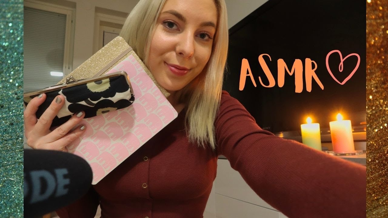 ASMR SUOMI 💖 Ihana vihkoesittely & purkkaääniä 💖