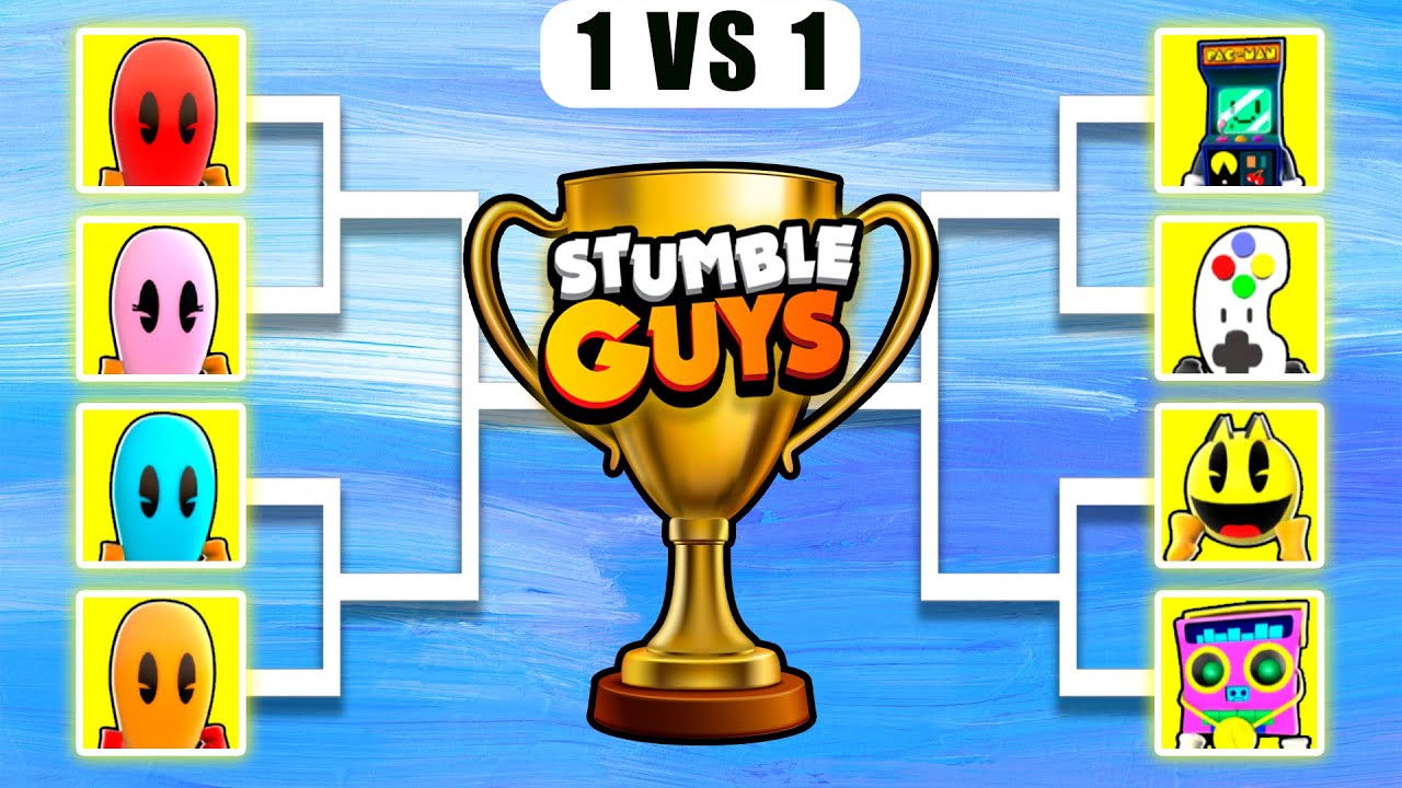 GHOSTS vs PAC-Man Skins in Stumble Guys 0.63 Tournament 🔥