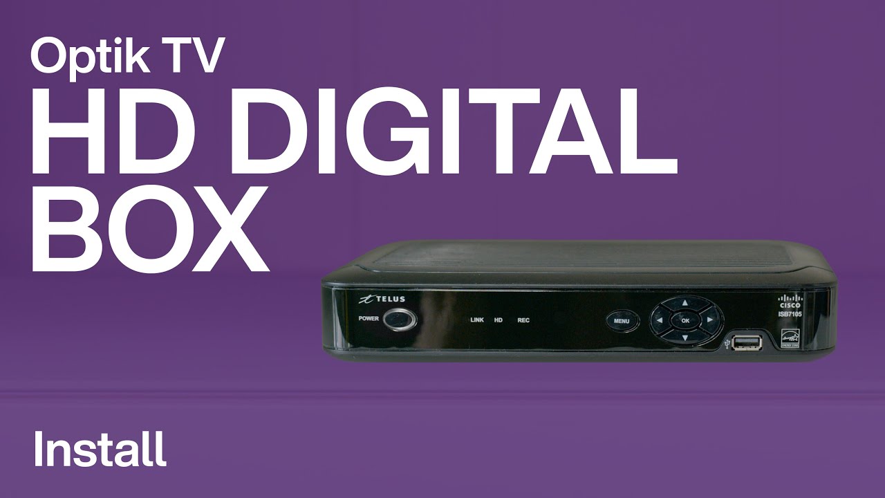 TELUS | Installing a wireless digital box