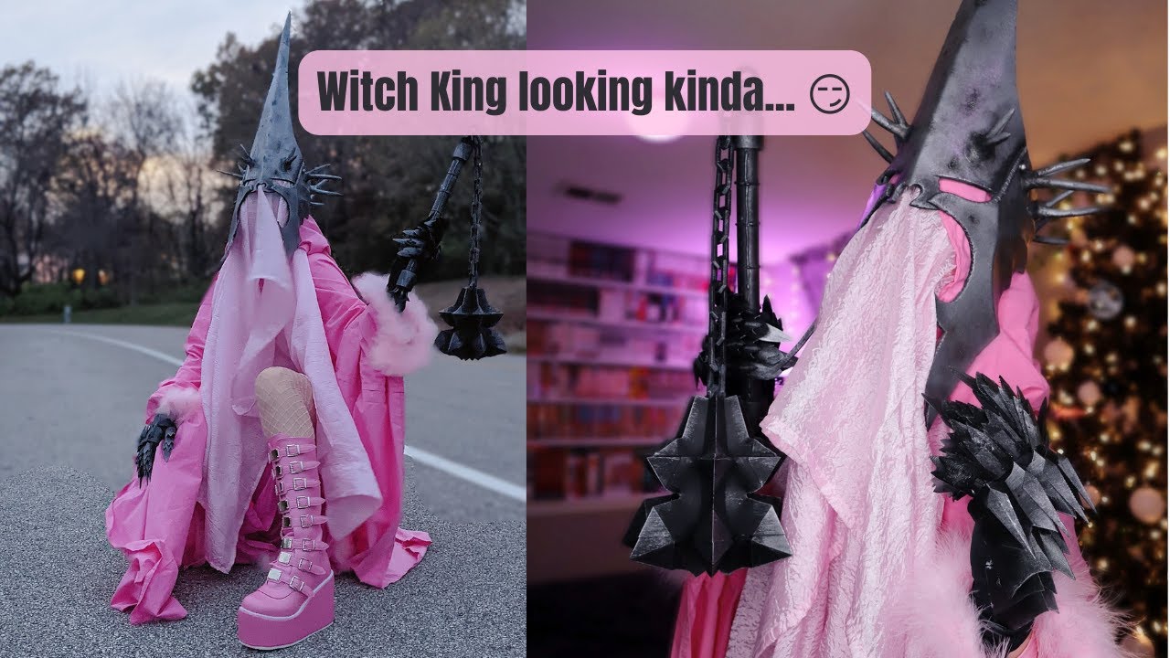 Making my Pink Witch King Cosplay