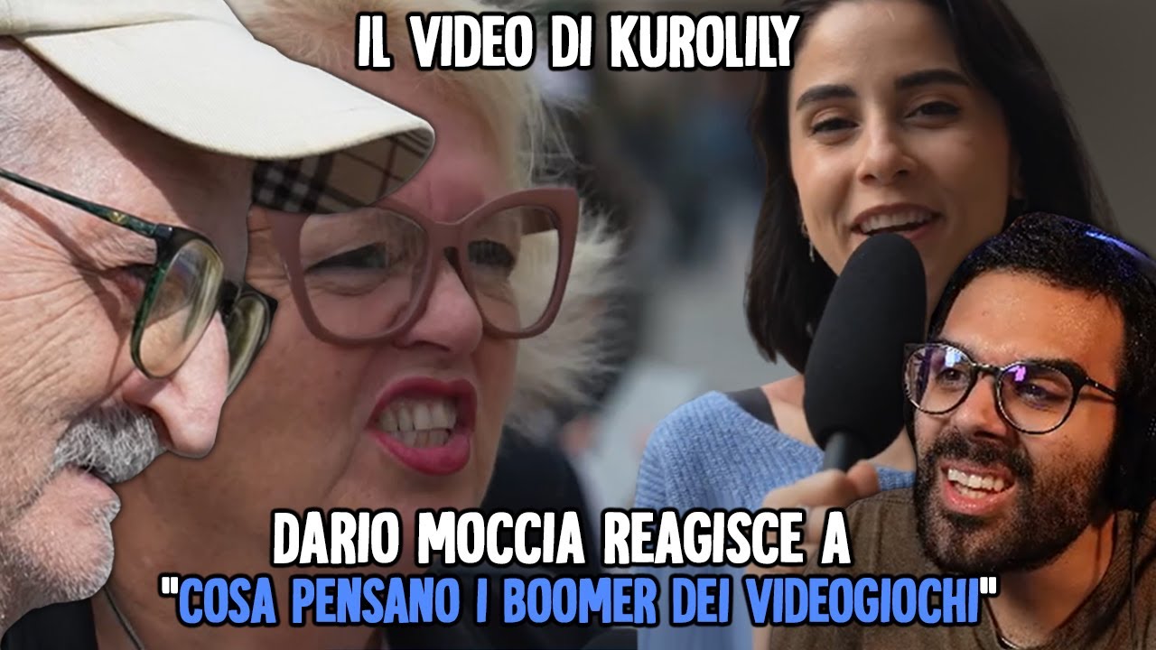 DARIO MOCCIA REAGISCE a ''COSA PENSANO I BOOMER dei VIDEOGIOCHI'' il VIDEO di KUROLILY