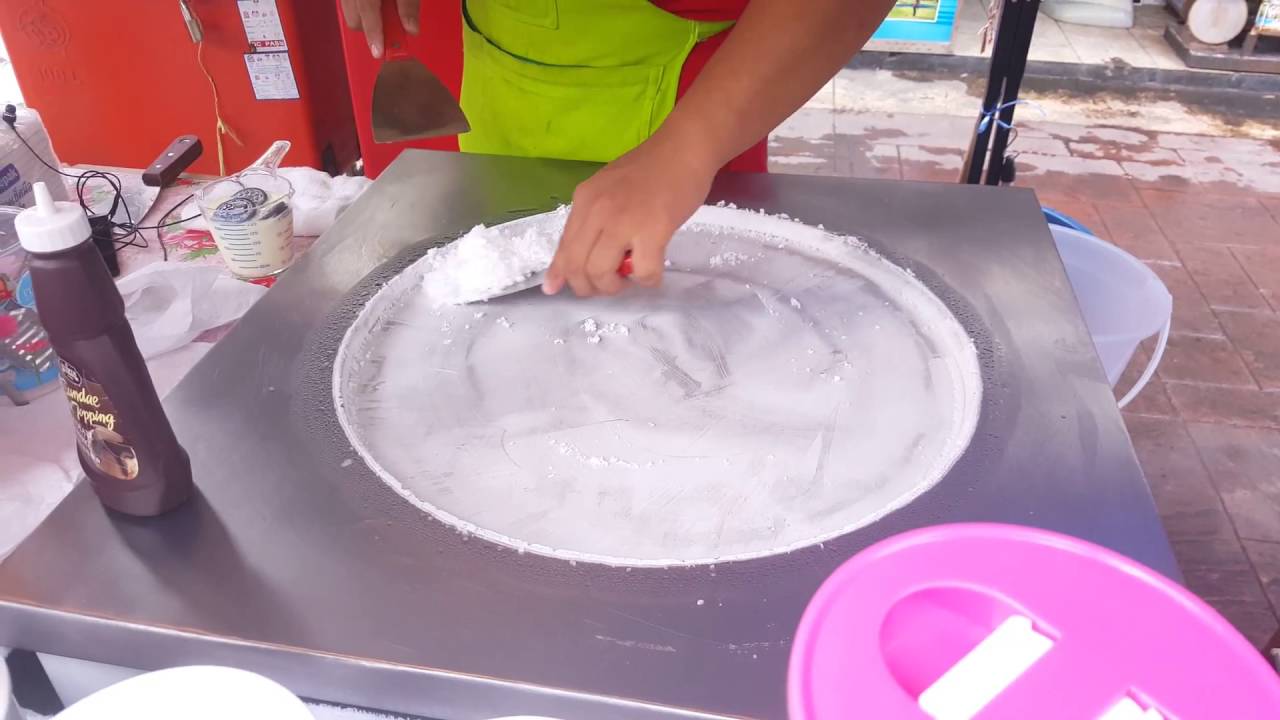 ICE CREAM ROLLS | Thai Ice Cream | Rollos de Helado Tailand&eacute;s