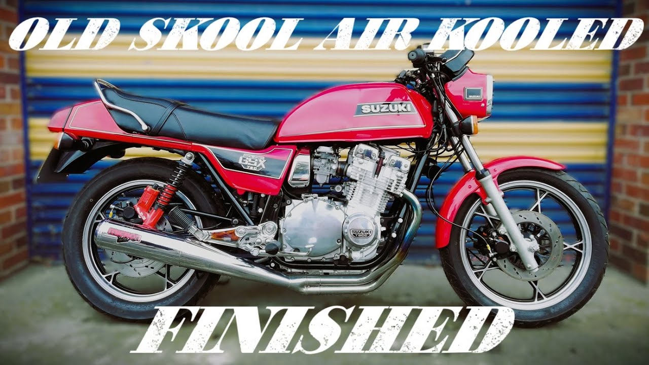 Old Skool Air Kooled Project finished. The Suzuki GSX 750 is finally ready