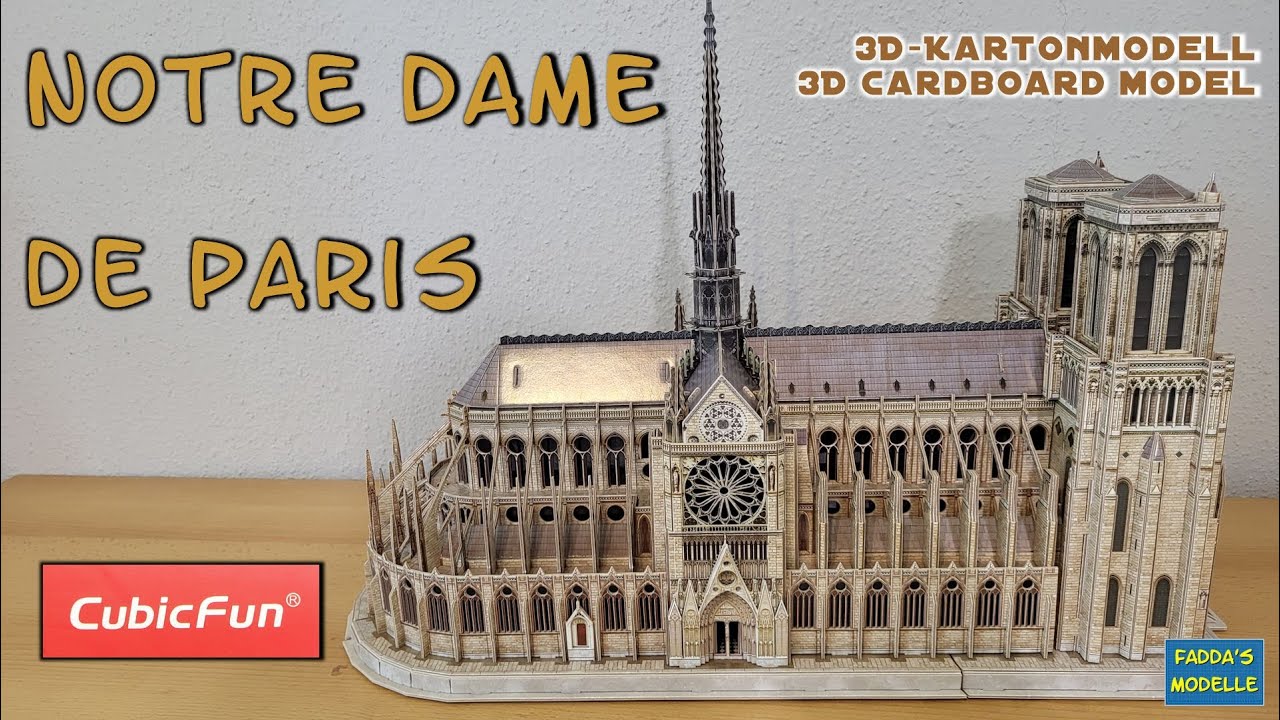 Notre Dame - CubicFun - 3D Puzzle
