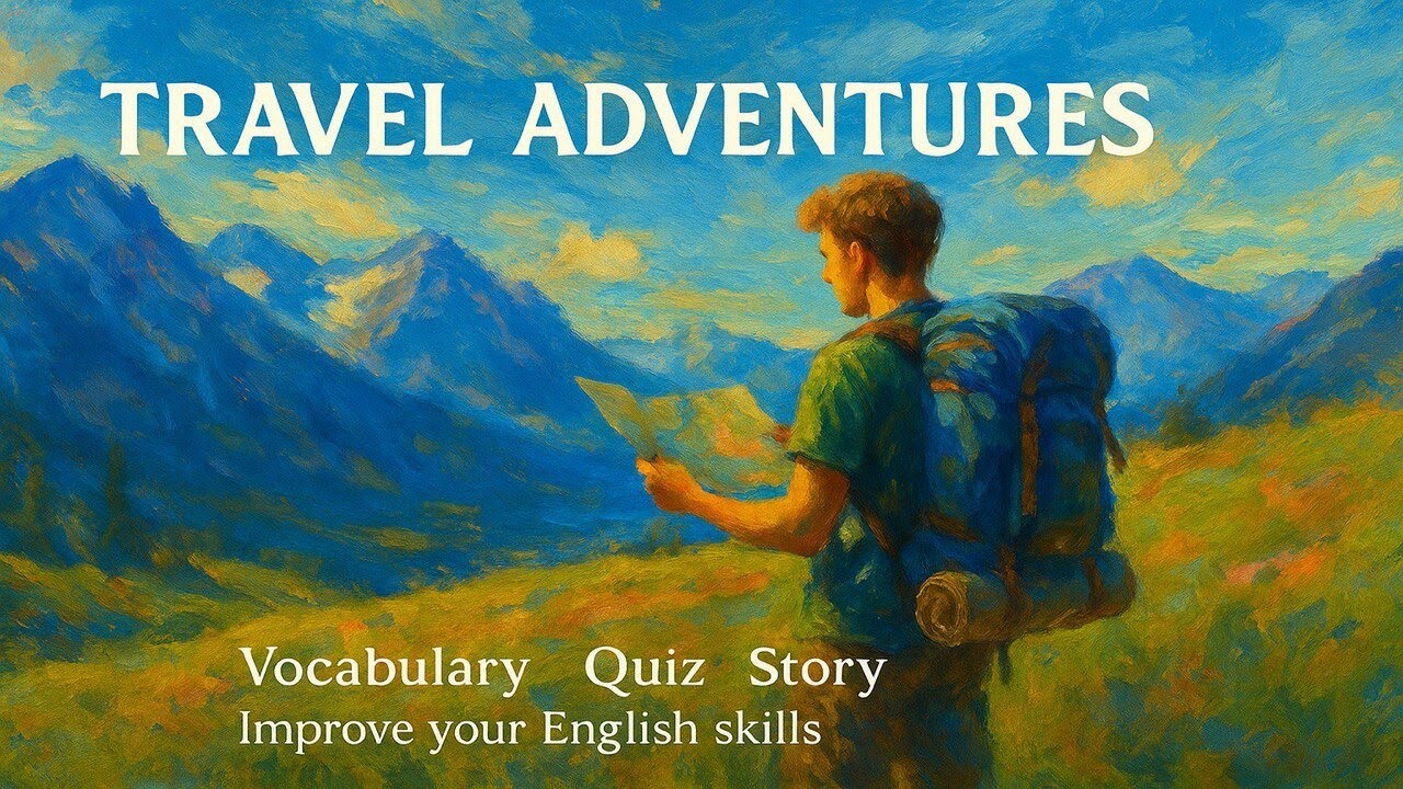 English Vocabulary for Travel ✈️ | Fun Quiz + Story in the Alps