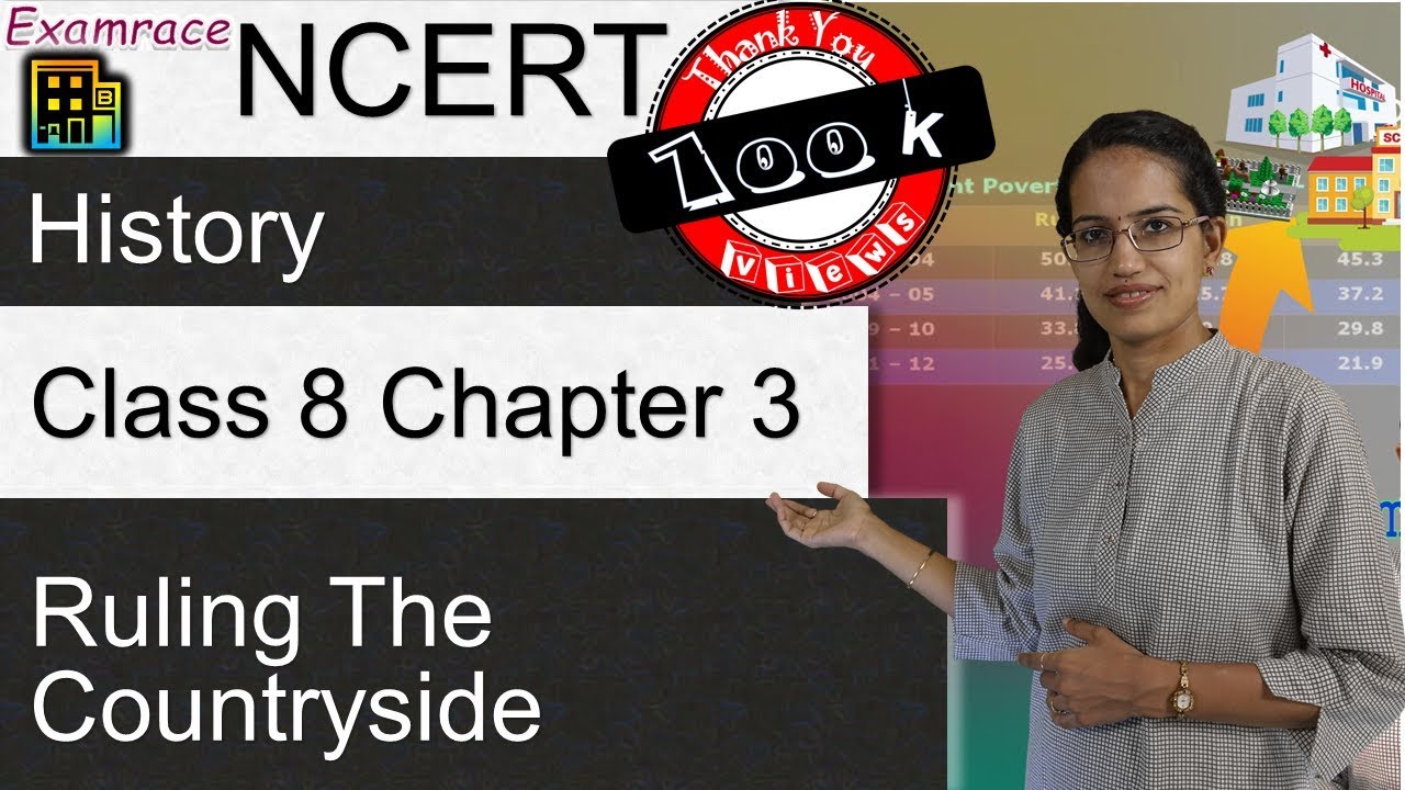 NCERT Class 8 History Chapter 3: Ruling the Countryside (Examrace - Dr. Manishika) | English | CBSE