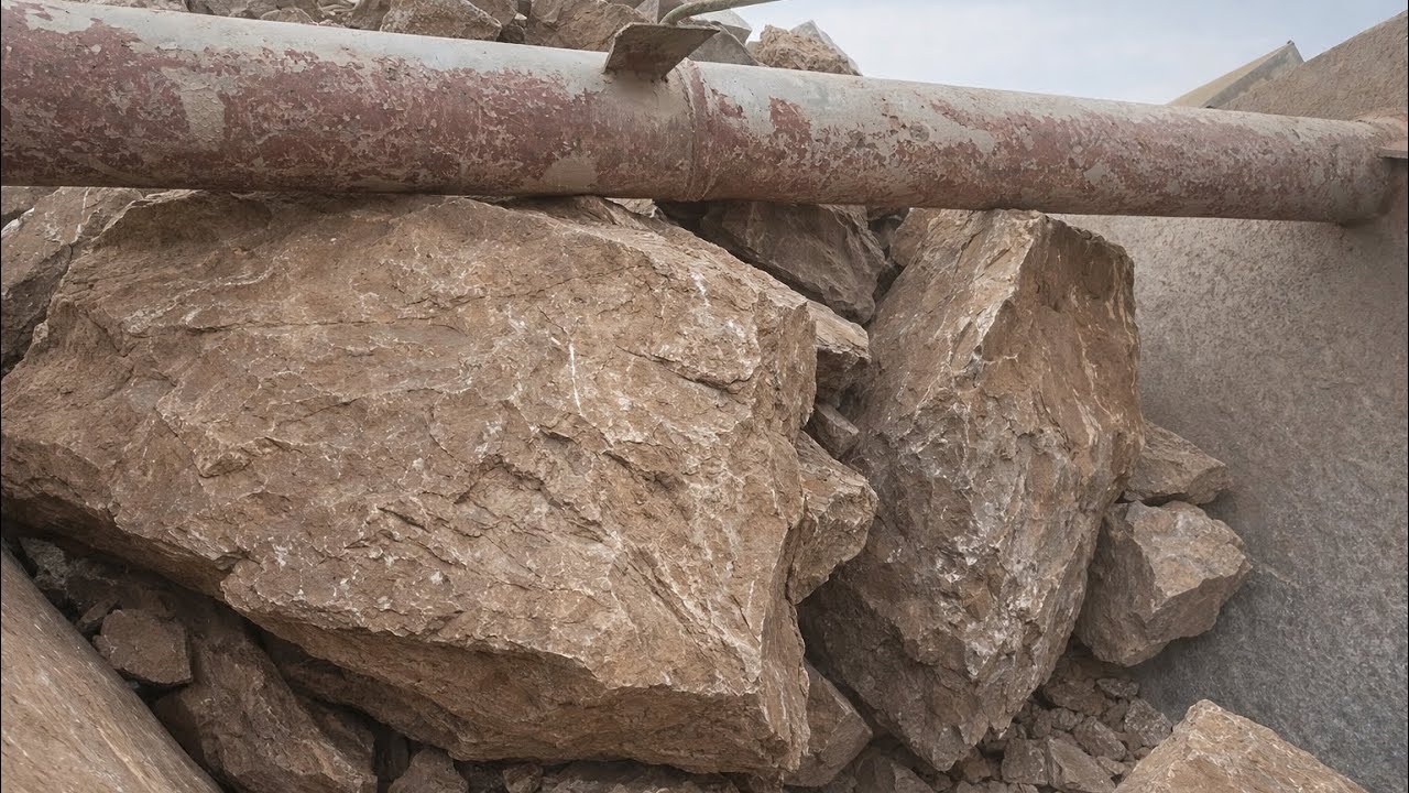 BIG ROCK 🪨 Crusher Machine - FULL Powerfull Process A Giant in Action-Big Rock Crushing#asmrvideo 