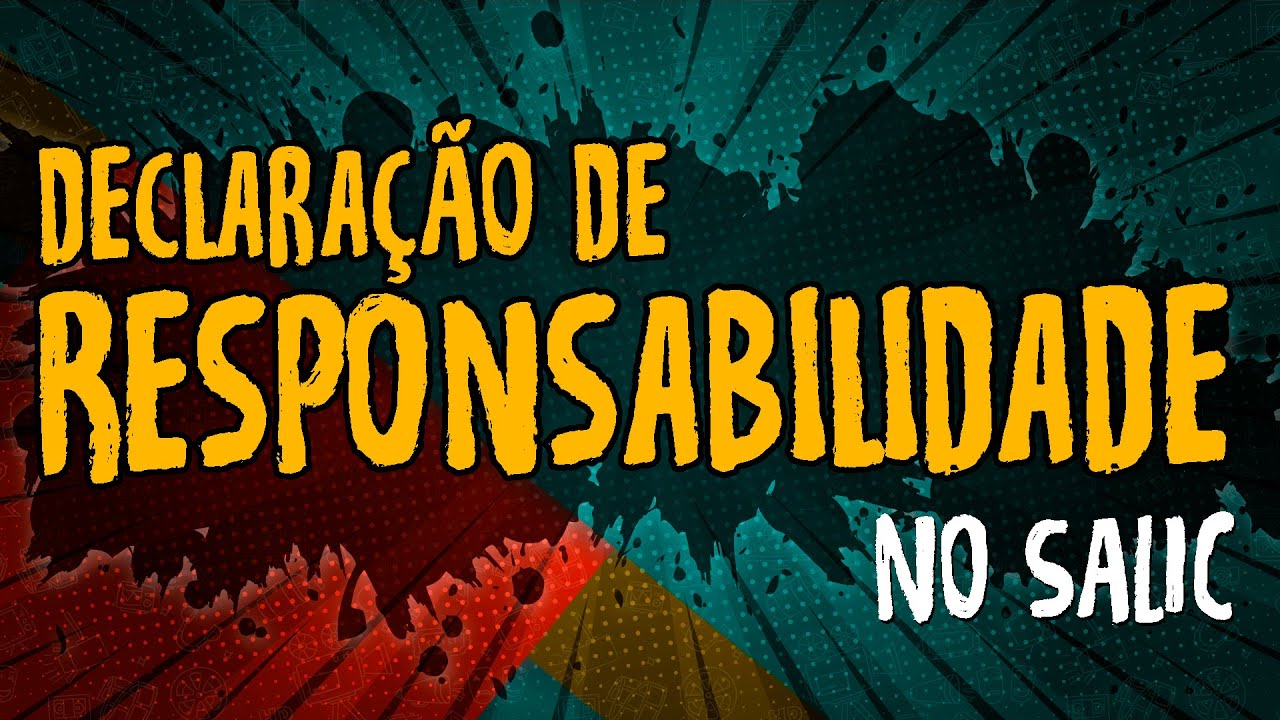 Declaração de Responsabilidade - #SALIC
