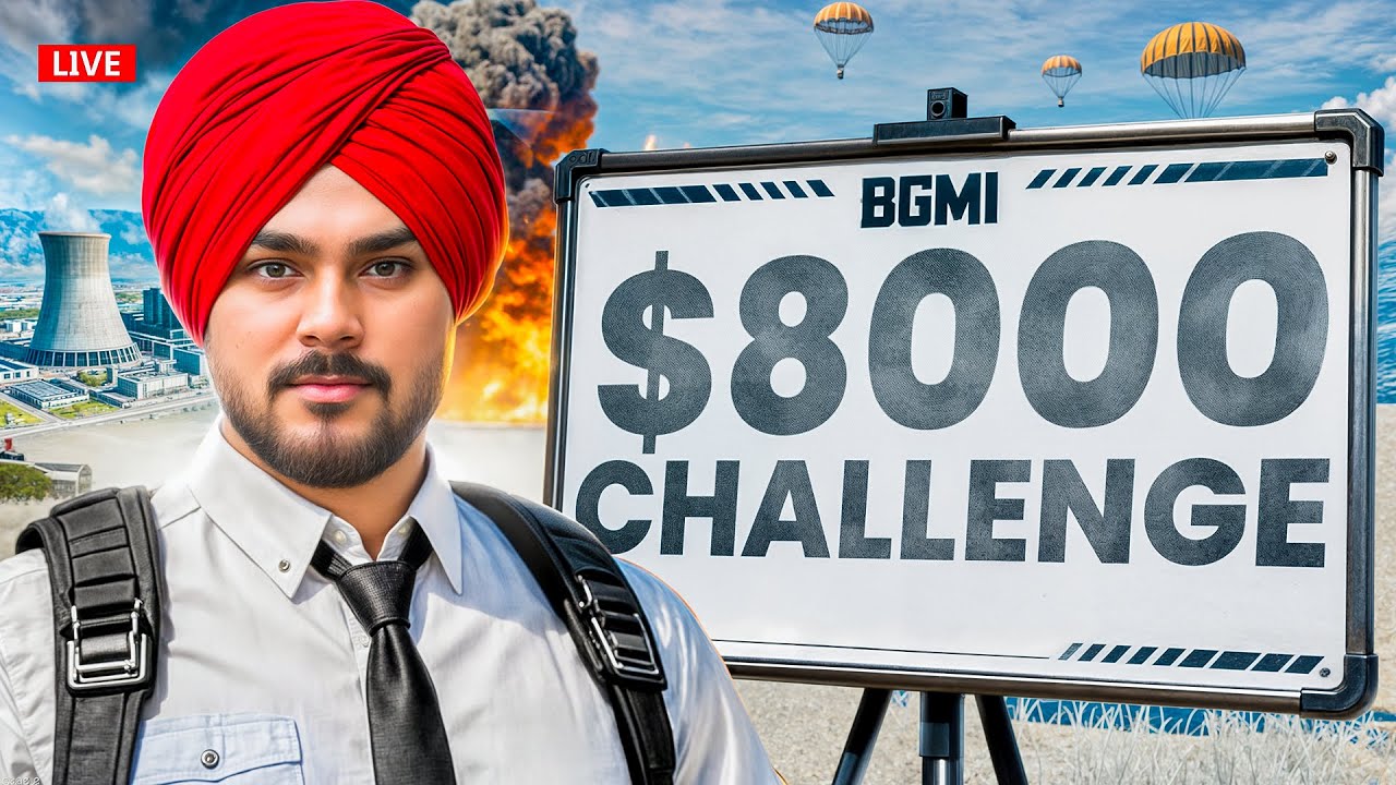 🔴$8000 CONQUEROR TOP 5 CHALLENGE , CONQUEROR RANK PUSH DAY - 6