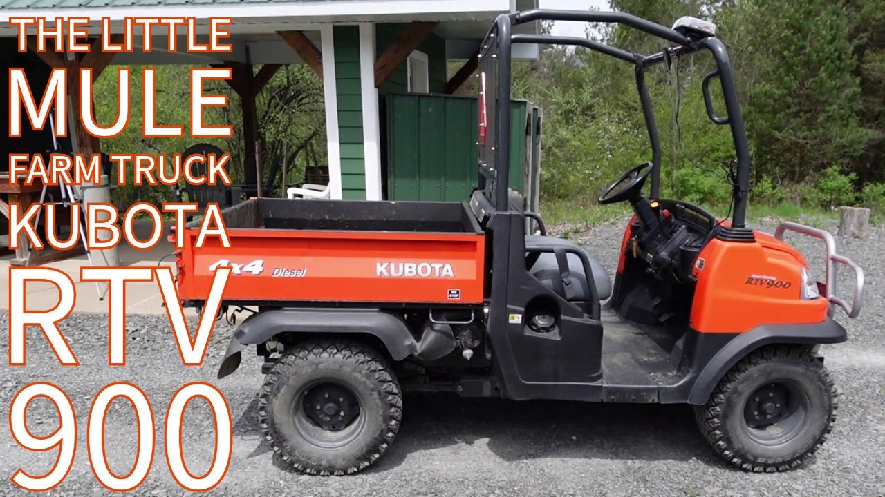 Обзор и руководство покупателя Kubota RTV 900 2000-х годов