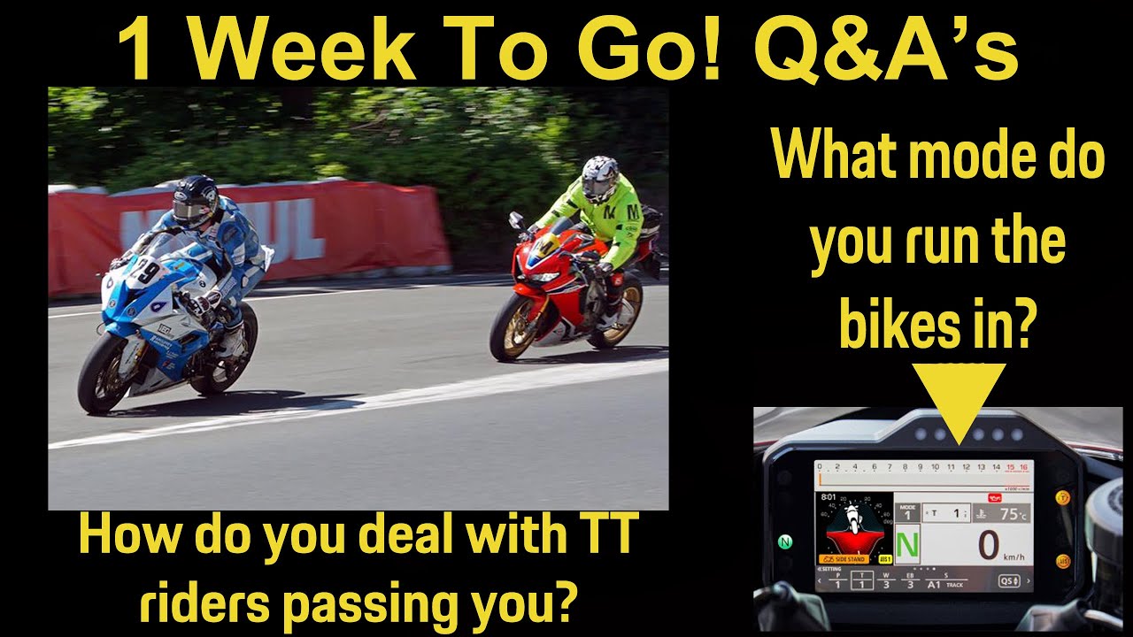 7 days until TT 2024!  Lots of questions. So let's answer a few.