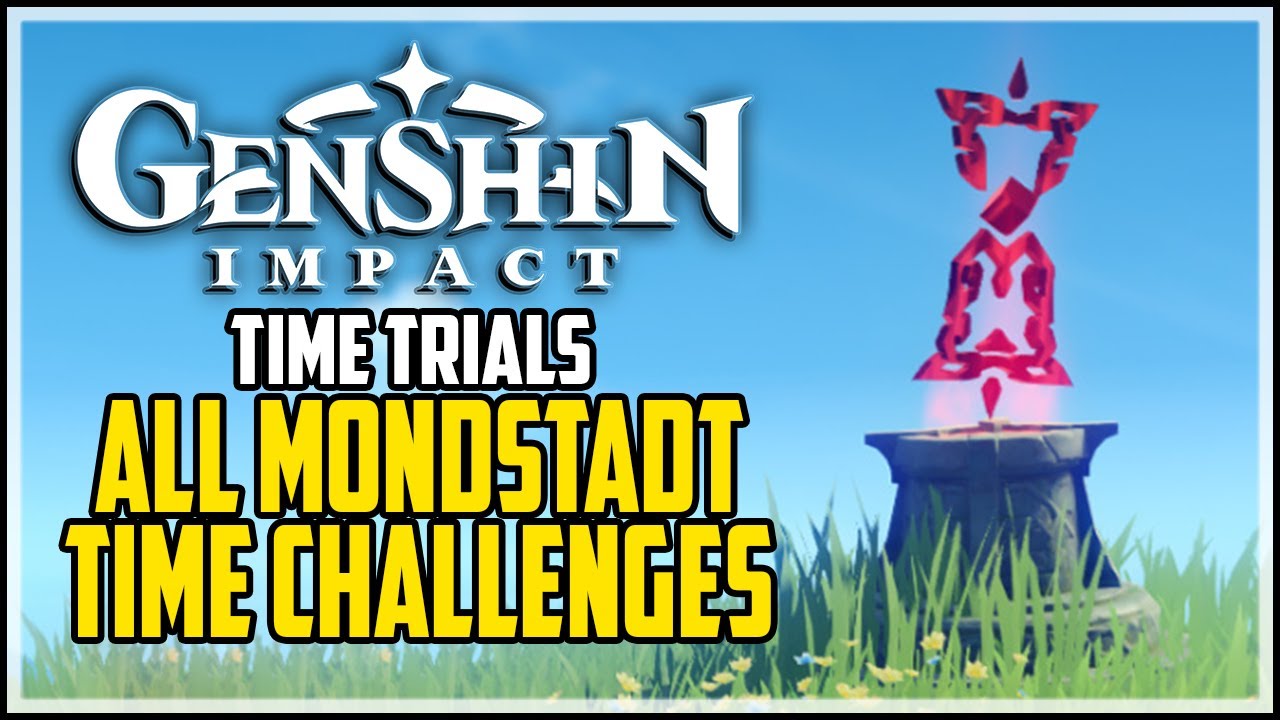 Genshin Impact All Time Trial Challenges in Mondstadt