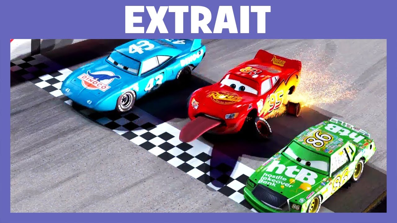 Cars - Extrait : Flash McQueen perd ses pneus