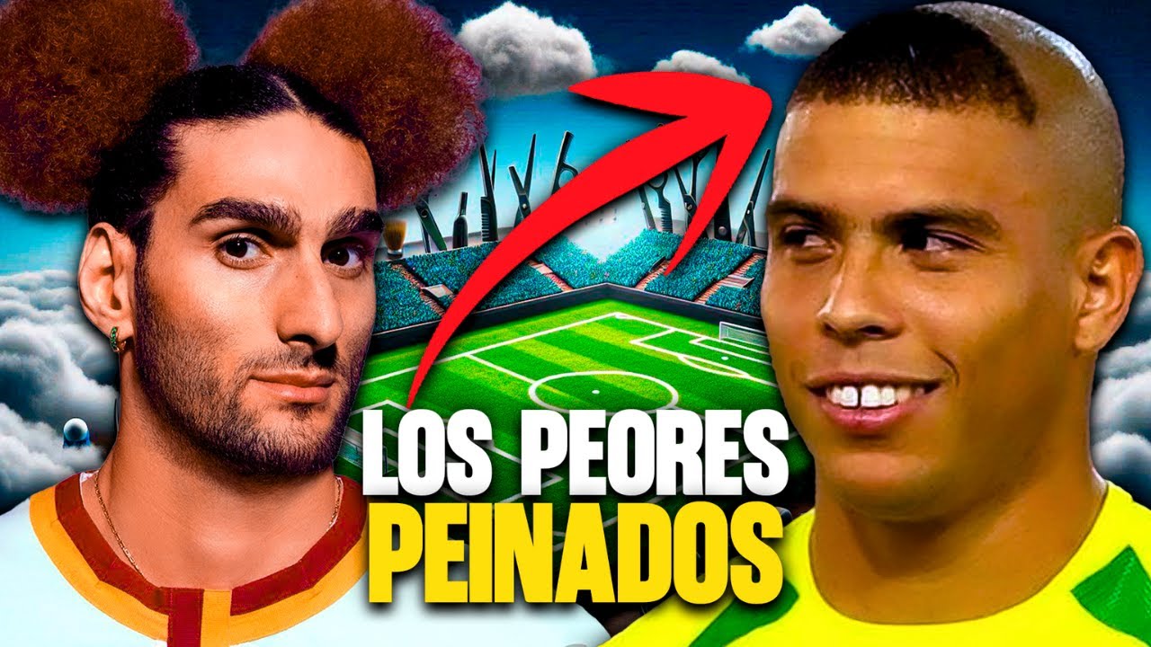 los 10 PEINADOS más feos de la historia del fútbol 🙈