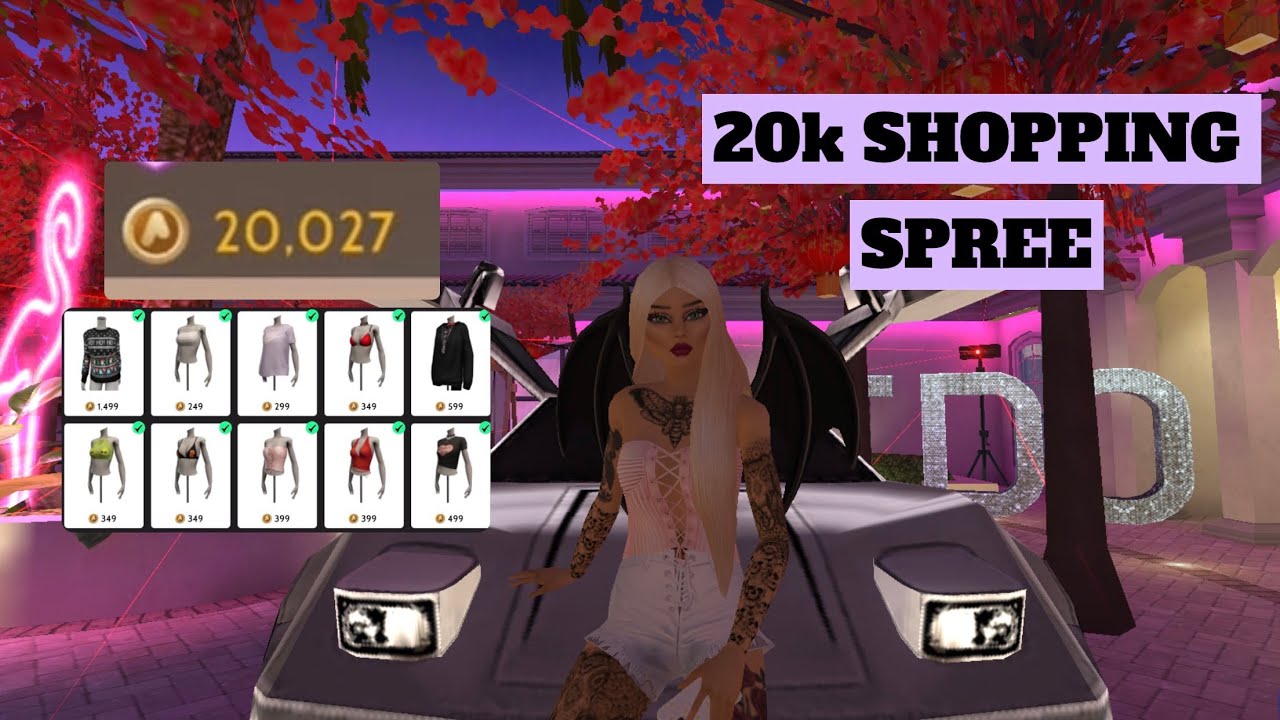 20k shopping spree on avakin life