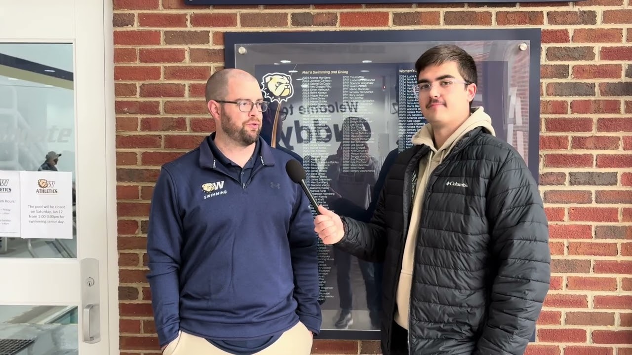 Senior Day postgame | WU Swim head coach Kevin Hennessy