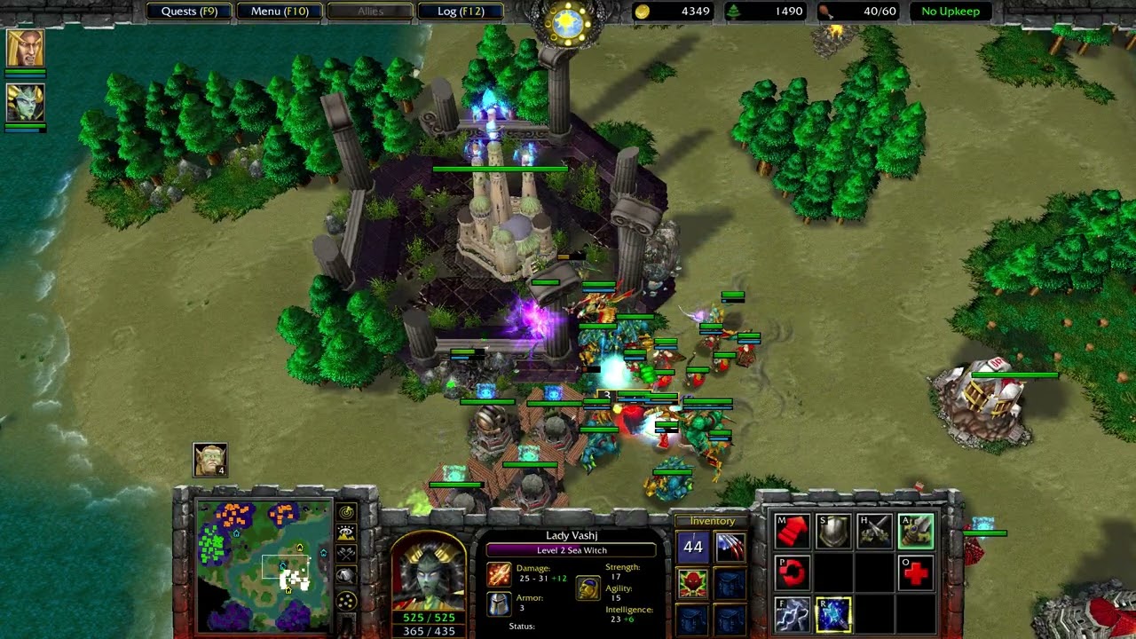 Warcraft III CAMPAIGN Ch6 Curse of the Blood Elves Ep2 A Dark Covenant