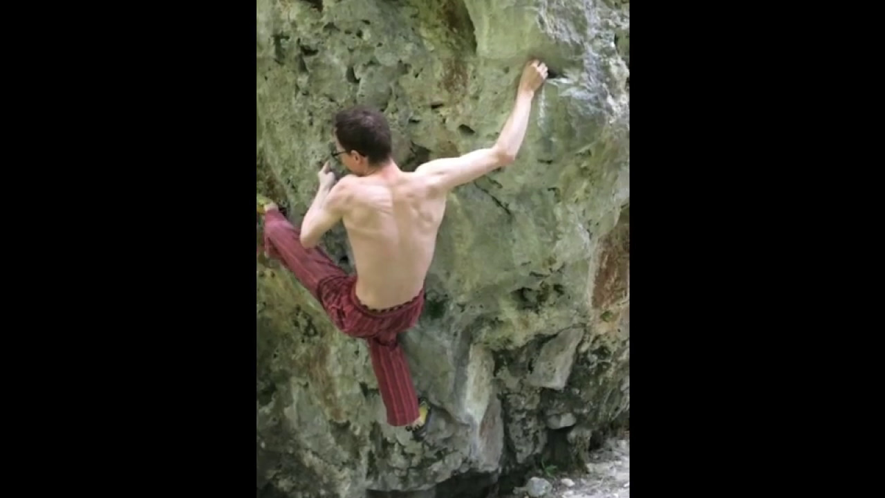 Bouldern Mixnitz; 3.50-Block; Living On 7A+/B